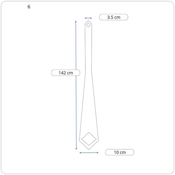 Principe Men's Tie Blue with Gold Pattern 100% Silk NEW - Picture 3 of 3